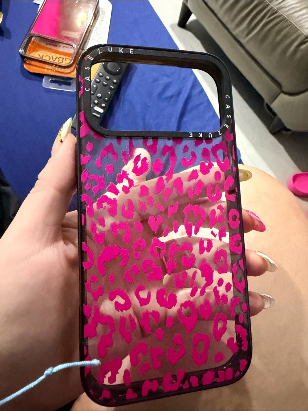 Pink Leopard Clear iPhone 17 pro max Case - Stylish Protection